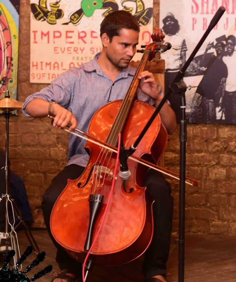 indian cello player jodhpur india